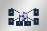 Soccer Frame with Horizontal and Vertical Pictures - empty frames