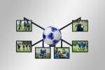 Soccer Frame with Horizontal Picture